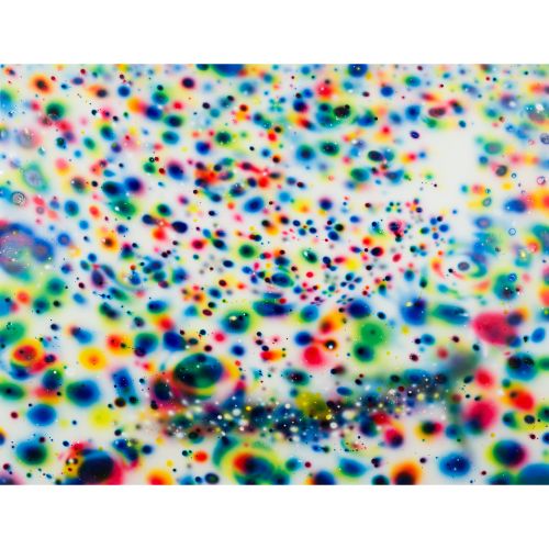TSUKAMOTO Tomoya "CARL VOLANT DANS LA FORÊT "acrylique sur toile 112.0×145.5 cm