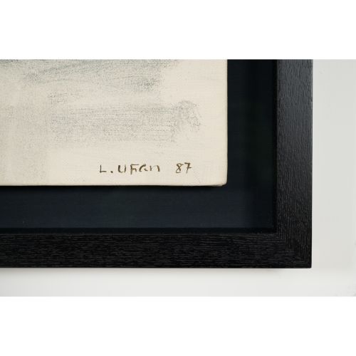 LEE U-Fan "MIT WINDE NR. S8708-27 "Mineralpigment auf Leinwand 60,8×73,0 cm