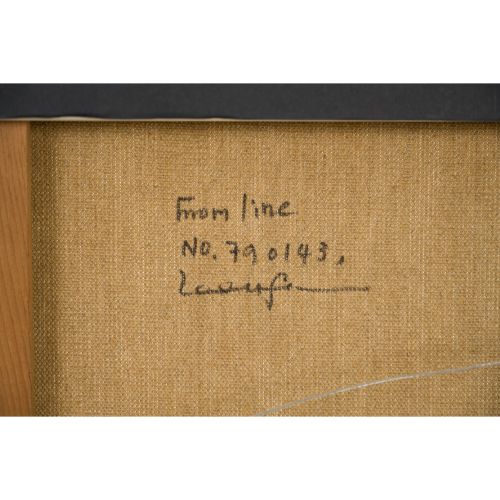 LEE U-Fan "DE LA LIGNE NO. 790143 "pigment minéral sur toile 60,6×72,7 cm