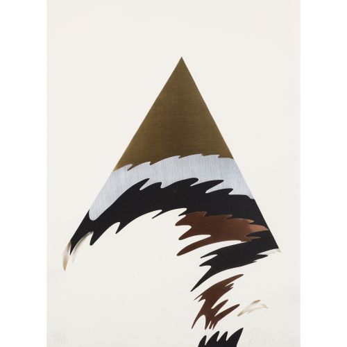 SEKINE Nobuo "UNTITLED" , mixed media on paper, 75.4×56.3 cm