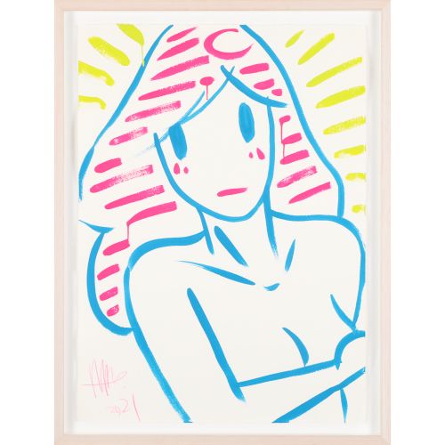 AMANO Takeru "VENUS" , acrylic on paper, 77.5×56.4 cm