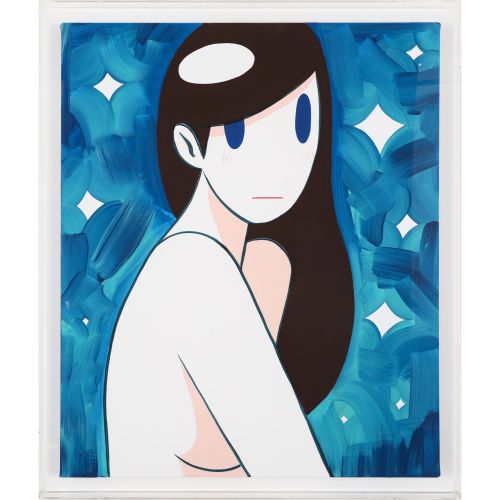 AMANO Takeru "VENUS IN GALAXY #2021228" , acrylic on canvas, 72.2×60.7 cm