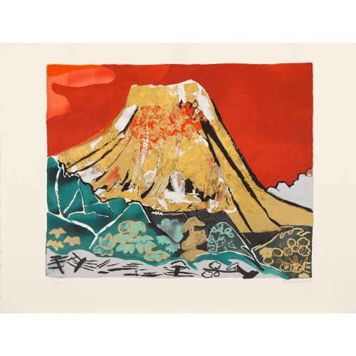 KATAOKA Tamako ""MT. FUJI IN GOLD, SILVER, RED AND WHITE " FROM ALBUM OF KATAOKA&hellip;