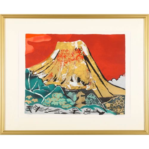 KATAOKA Tamako ""MT. FUJI IN GOLD, SILVER, RED AND WHITE " FROM ALBUM OF KATAOKA&hellip;