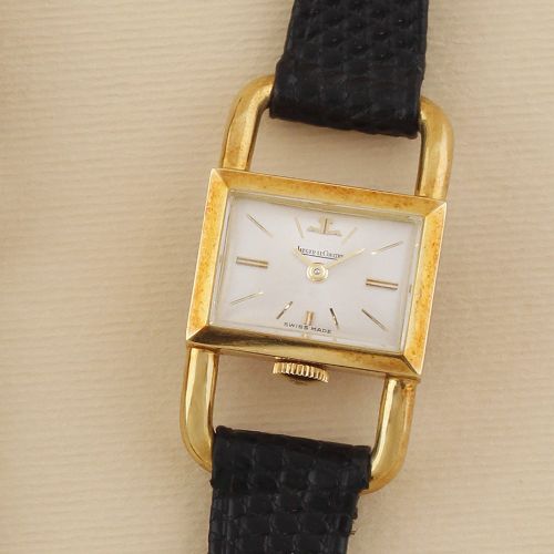 JAEGER-LECOULTRE Orologio da polso, da donna, in oro giallo 18K, con fibbia orig&hellip;