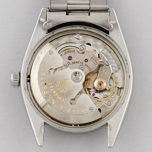 Rolex Tru-Beat Ref. 6556 Fine and rare, tonneau-shaped, center-seconds, self-win&hellip;