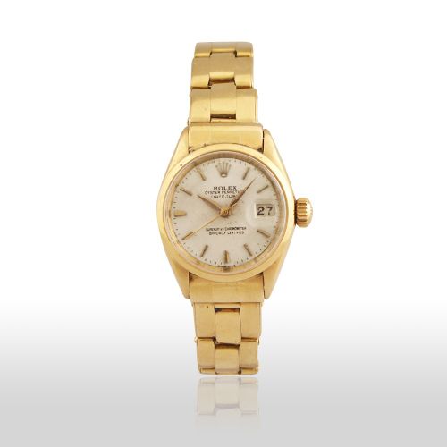 Rolex Datejust Ref.6517 Fine, water resistant, self-winding, 18K yellow gold lad&hellip;