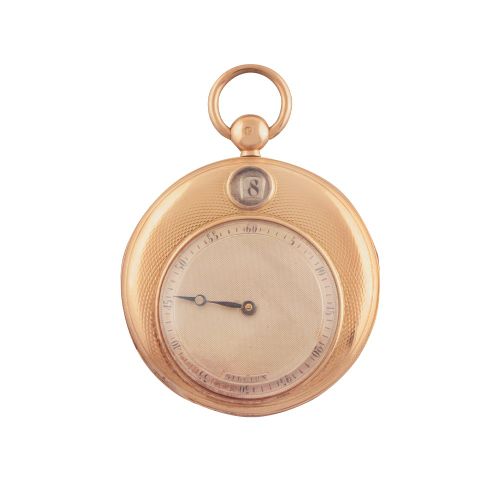 GILLION Saltarello Fine, rare and unusual, 18K yellow gold pocket watch with dig&hellip;