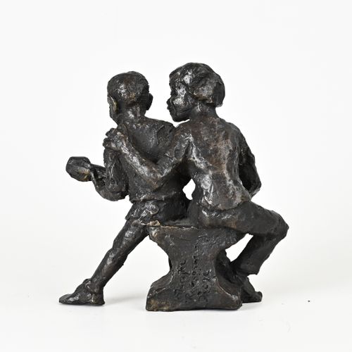 Null Bronze figure by Marijke Ravenswaaij-Deege. + CV Second half 20th century. &hellip;