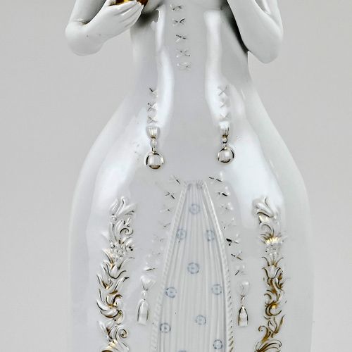 Null Figurine ancienne en porcelaine allemande. Marquée Karl Ens. Circa 1930. Da&hellip;