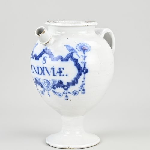 Null 18th century Delft Fayence pharmacists jug with text Sendiviae. Dimensions:&hellip;