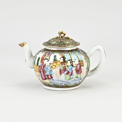 Null Pot à dessin en porcelaine de la famille cantonaise Rose du 19e siècle avec&hellip;