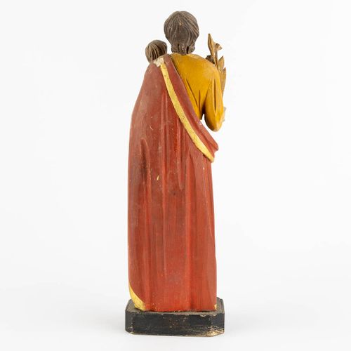 Null Une collection de Corpus Christi et de saints sculptés en bois. 19e et 20e &hellip;