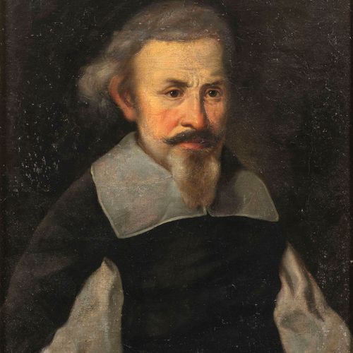 Dutch master, 17th Century, Portrait of a Man On a dark background is a half-len&hellip;