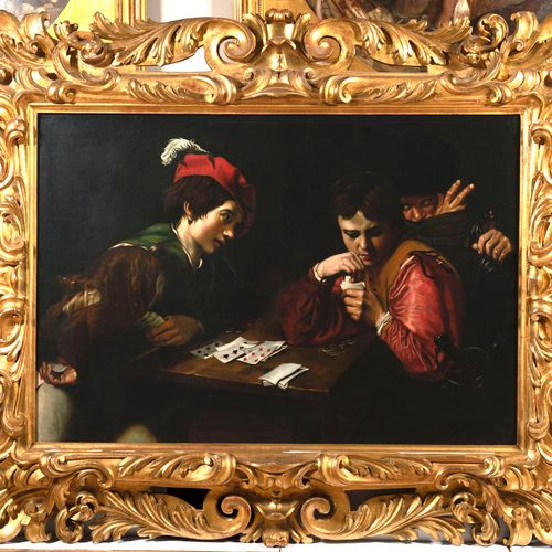 Copy after Valentin de Boulogne (1594-1632), Cheat 这幅画是对德累斯顿图片馆中的包工头画作（94.5 × 13&hellip;