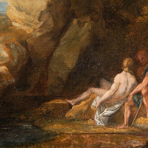 Gaspard Dughet (1615-1675) – circle, Southern Landscape with Lovers (Venus and A&hellip;
