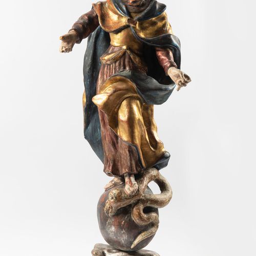 Germany, 18th century, Statue of the Immaculate Virgin Mary Allemagne, XVIIIe si&hellip;