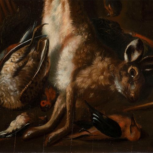 Attributed to Fransi de Hamilton (1623-1712), Hunting Still Life with Rabbits an&hellip;