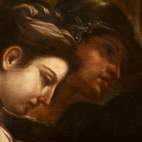 Italian master, 17th century, Jesus and the Adulteress 耶稣为一个在通奸中被抓的妇女辩护，她被判处用石头砸&hellip;