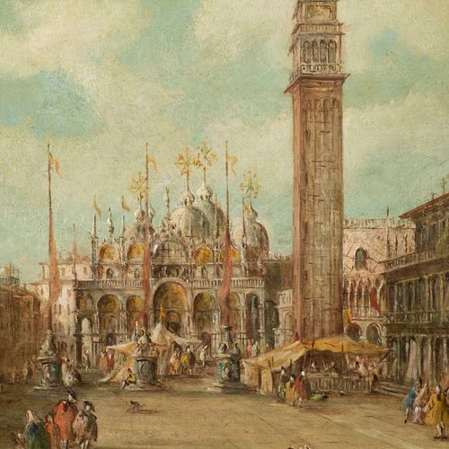 Lucia Ponga degli Ancillo, 1887 – 1966, Atributted, Piazza San Marco in Venice Q&hellip;