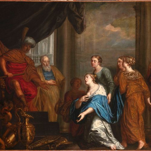 Jan (Johann) Boeckhorst (1604/1605–1668), The Queen of Sheba Brings Gifts to Kin&hellip;