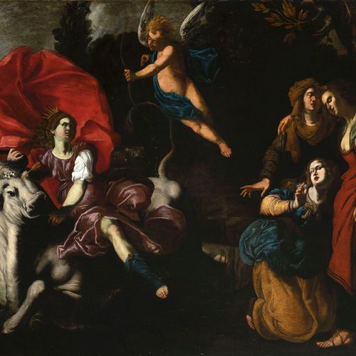 The Rape of Europa —Neapolitan Caravaggist of the 1st Half of the 17th Century D&hellip;