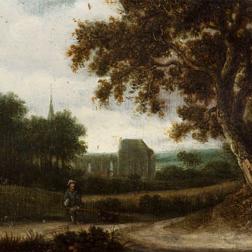 Cornelis Gerritsz Decker (ca. 1615–1678) – Attributed, Landscape with an Oak Tre&hellip;