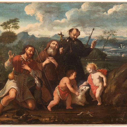 Roman Master, second half of the 17th century, John and Jesus as Boys with St. R&hellip;