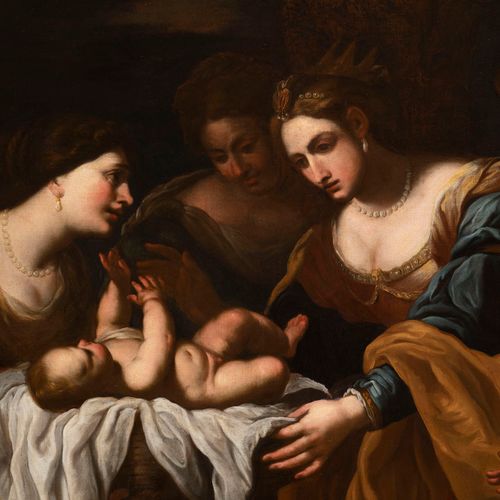 Antonio Molinari (1655-1704), Finding Moses 安东尼奥-莫里纳利是画家乔瓦尼-莫里纳利的儿子，并从著名的腾博会官网主义&hellip;