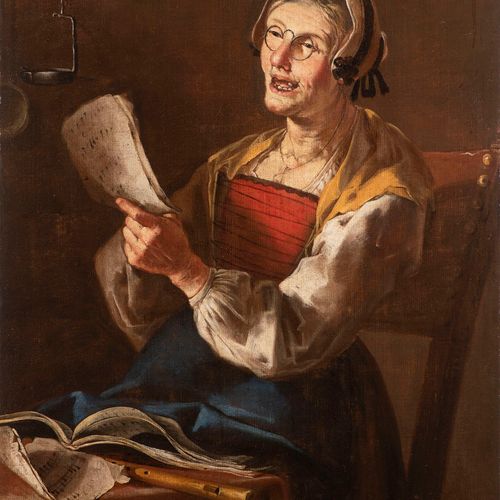 Giacomo Francesco Cipper, called Todeschini (1664-1736), Pair of paintings 1) De&hellip;