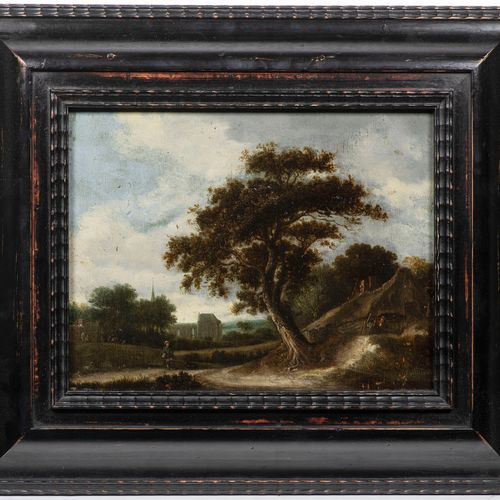 Cornelis Gerritsz Decker (ca. 1615–1678) – Attributed, Landscape with an Oak Tre&hellip;