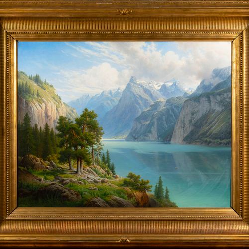 Daniel Somogyi (1837–1890 or 1910), Lake Lucerne (Vierwaldstätter See) L'artiste&hellip;