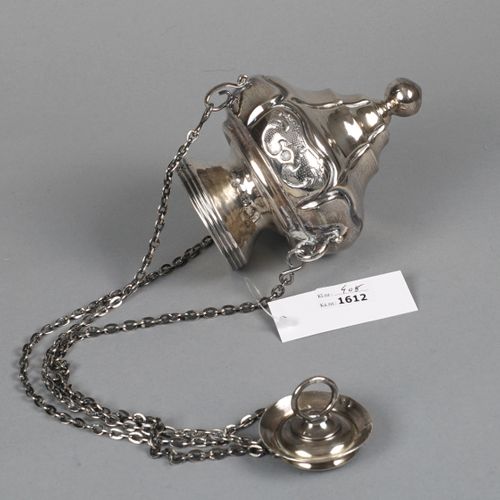 Null Lampe-icône russe en argent, 1853, achetée à Toth Ikonen, Tefaf Maastricht,&hellip;