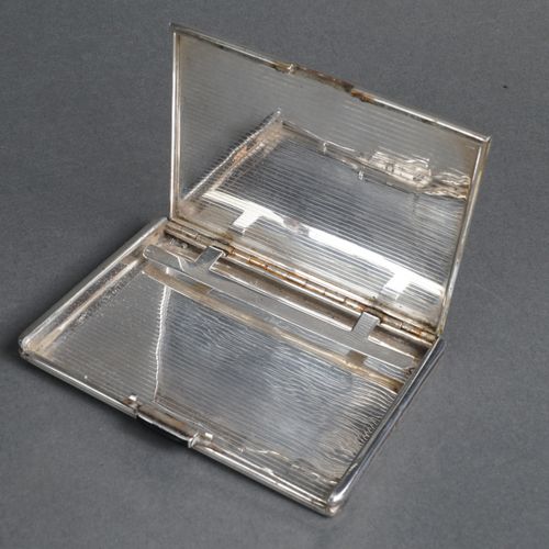 Null Silver business card case, sterling, dim. 11 x 8 cm, appr. 176 grams