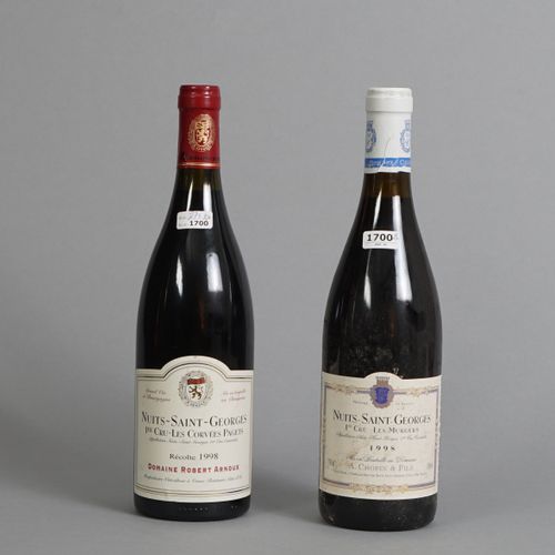 Null 2 bouteilles de vin : Nuits-Saint-Georges, 1er Cru, Les Corvées Pagets, Dom&hellip;