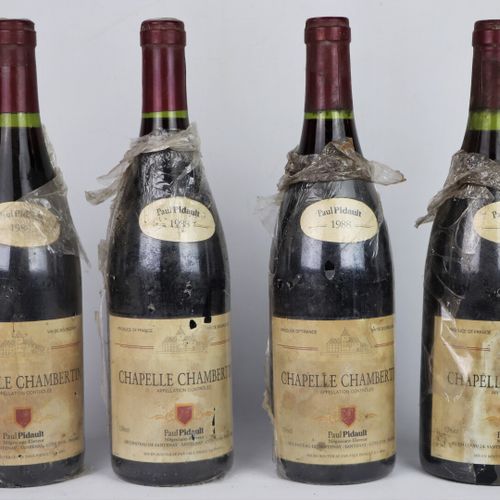 Null CHAPELLE CHAMBERTIN, Paul Pidault.

Millésime : 1988.

4 bouteilles, e.T.A.