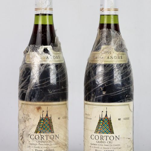 Null CORTON GRAND CRU.

Pierre André.

Millésime : 1991.

2 bouteilles, e.T.