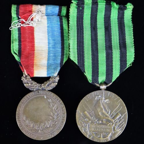Null Ensemble de six médailles 1870 1871.

Le lot comprend :

 Une médaille « Ou&hellip;
