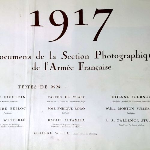 Null Première Guerre Mondiale : 1917, Documents de la Section Photographique de &hellip;