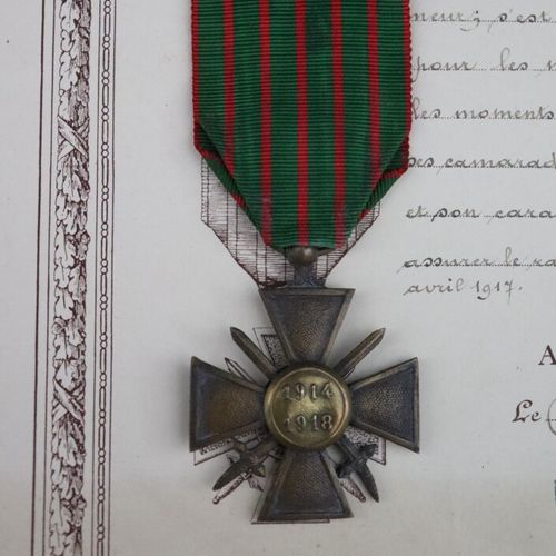 Null Citation à l'ordre du régiment avec croix de guerre

54 ème régiment territ&hellip;
