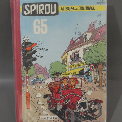 SPIROU 
1957/1958. N° 1029 à 1039, reliure éditeur n°65 complet, intérieur BE sa&hellip;