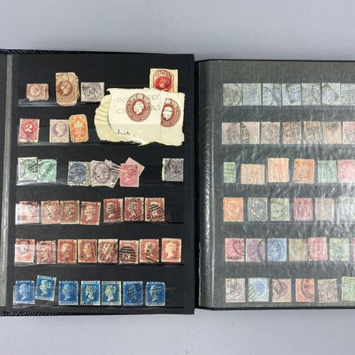 Album de timbres, 
semi moderne et moderne 
Royaume Unis, Commonwealth, Suisse, &hellip;