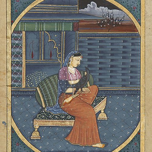 PERSISCHE - INDISCHE MINIATUREN PERSIAN - INDIA MINIATURES Prince with noble lad&hellip;