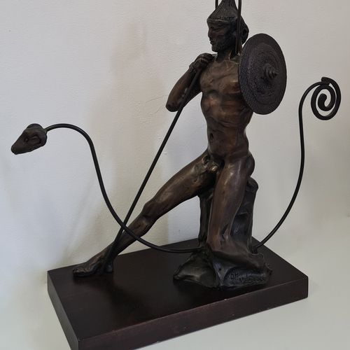 Attardi Ugo Il Viaggiatore, 2004Scultura in bronzo fusione a cera persa 41x18x55&hellip;