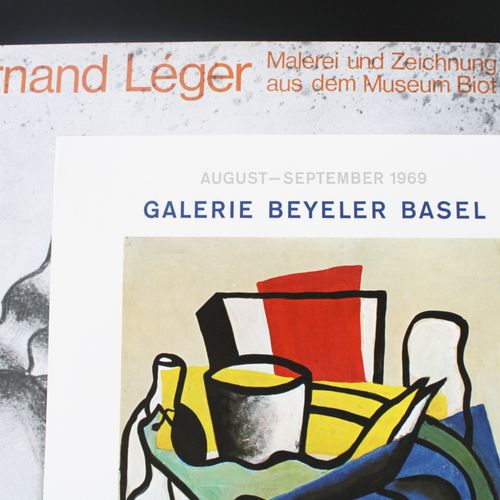 Null Fernand LEGER (1881-1955), lot de deux affiches d'exposition
- Galerie Beye&hellip;