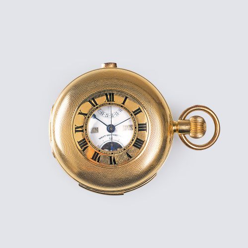 West End Watch Co. Est. 1886 in Saint-Imier. A rare half Savonette Pocket Watch &hellip;