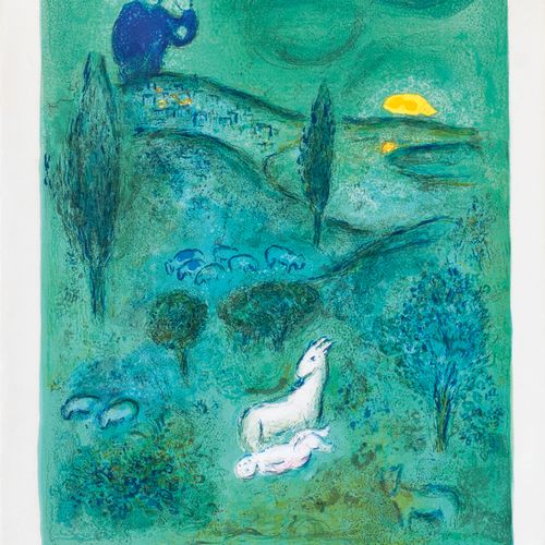 Marc Chagall (Witebsk 1887 - Paris 1985). Daphnis and Chloe: Lamon discovers Dap&hellip;