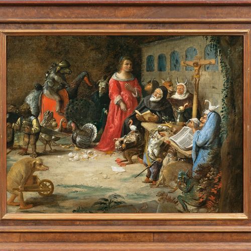 Joos van Craesbeeck (Neerlinter 1605 - Brüssel 1661). The Temptation of St. Anth&hellip;
