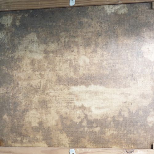 Null "Schäfer mit seinen Schafen",Öl auf Holz,signiert, ca.40x50cm