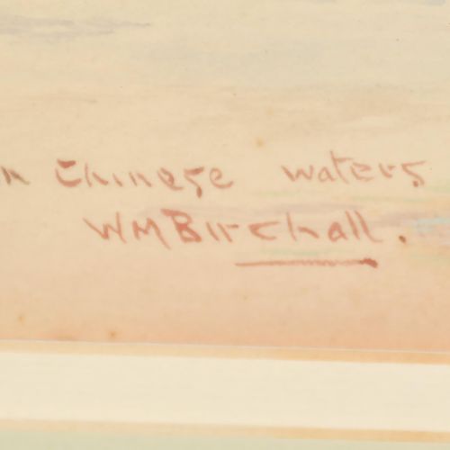 Null William Minshall Birchall (1884-1941) Britannique. "Dans les eaux chinoises&hellip;